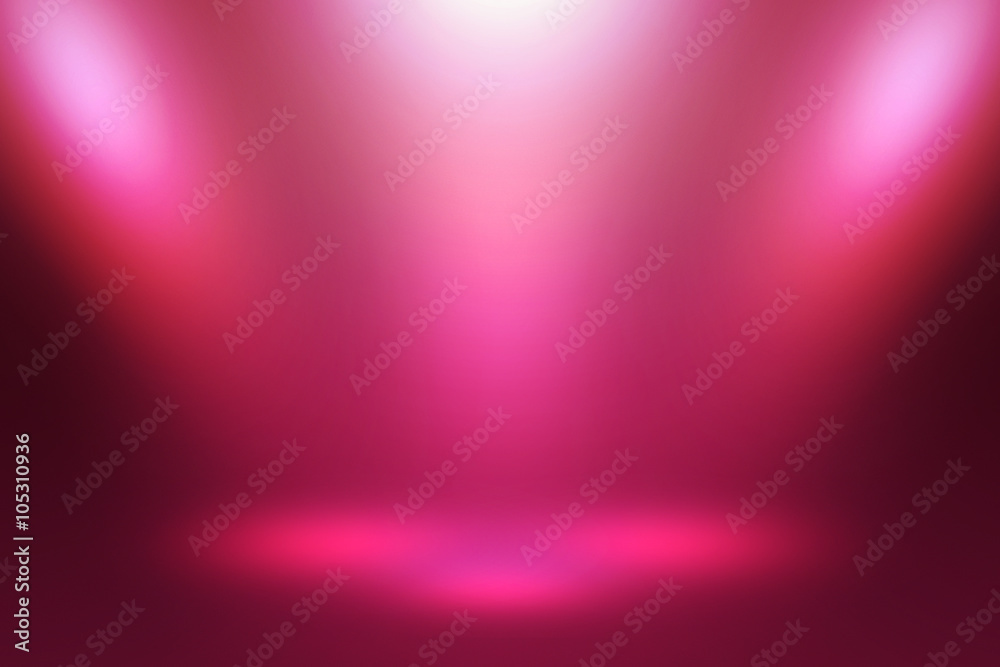 Fototapeta premium Spotlight Show Pink Background