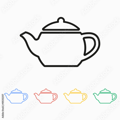 Tea - vector icon.