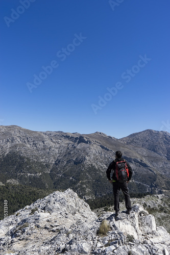 cima del pico Alcojona en el parque natural de sierra de las Nieves, Malaga © Antonio ciero