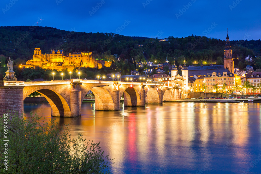 Obraz premium View on Heidelberg, Germany