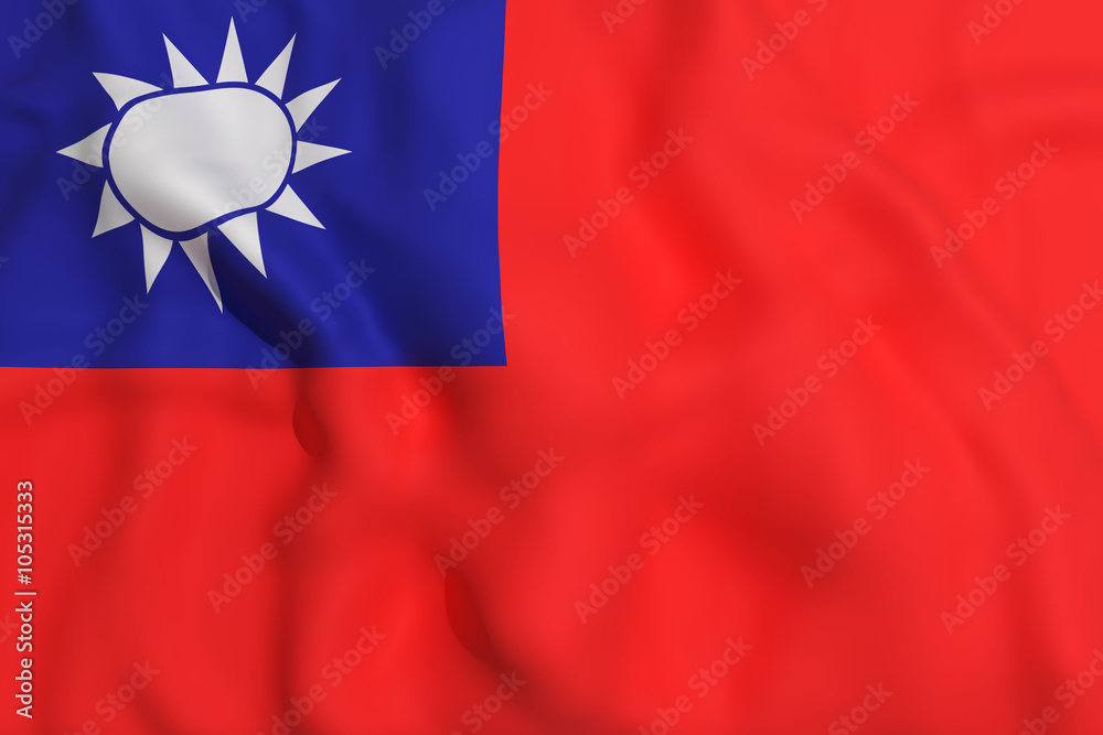 Fototapeta premium Taiwan flag