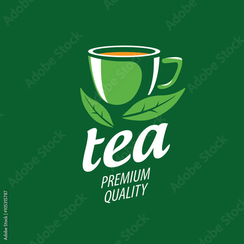 vector logo tea