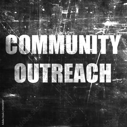Community outreach sign