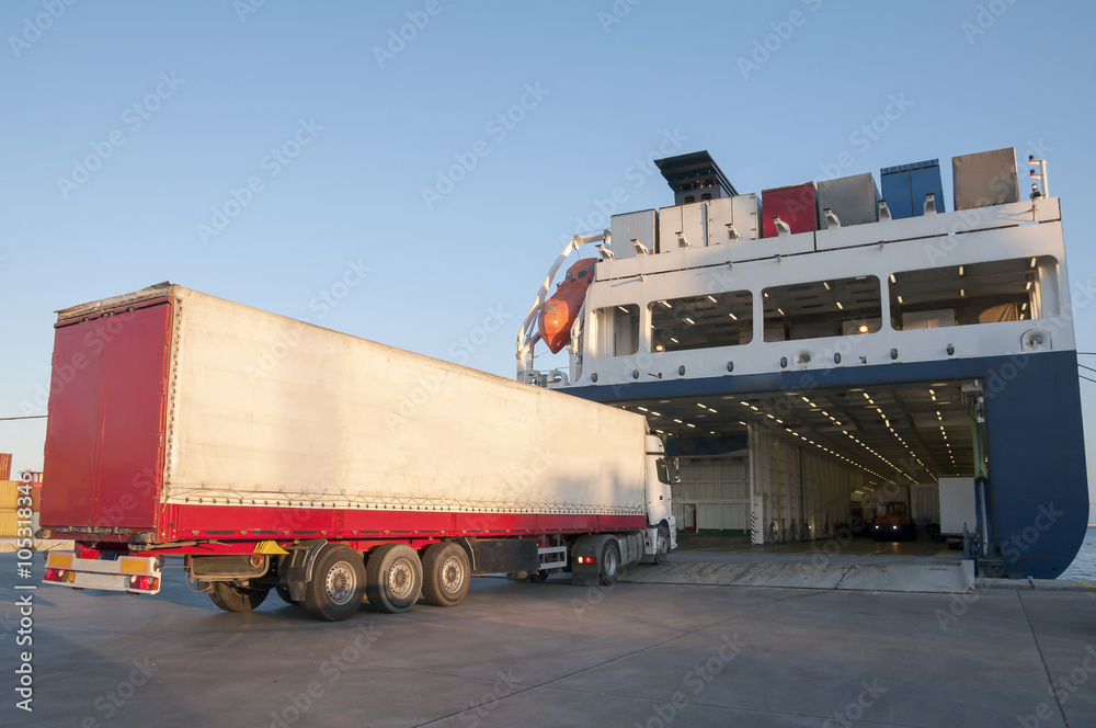 Ferry and Trucking Transportation - RO-RO Transport (Roll On/Roll Off)	