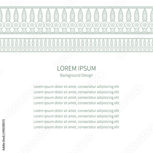 Postcard with a horizontal pattern Ancient Egypt