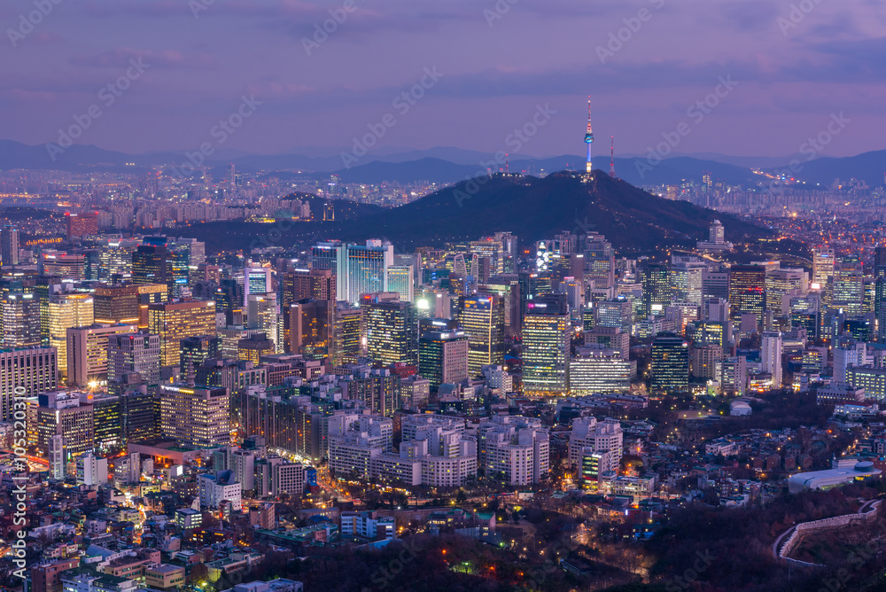Korea,Seoul City Skyline, The best view of South Korea...