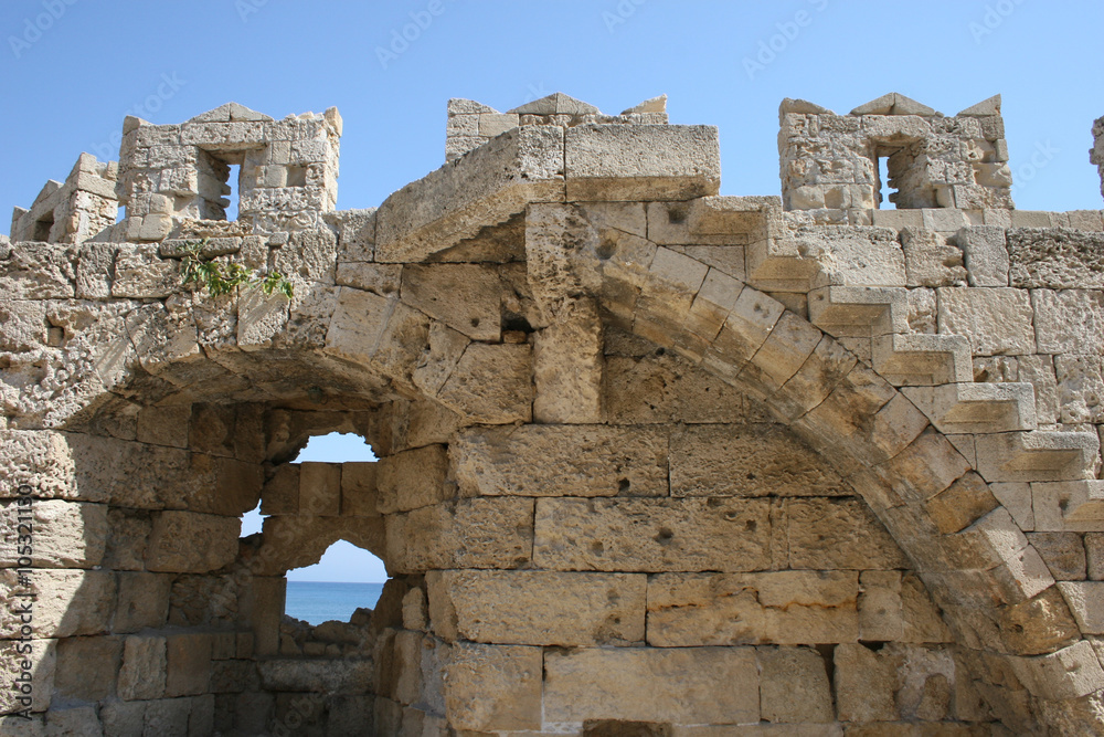 Medieval fortification in Rhodes
