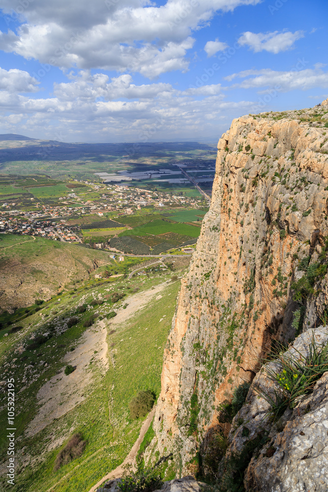 Views of Mount Arbel and rocks Views of Mount Arbel and rocks