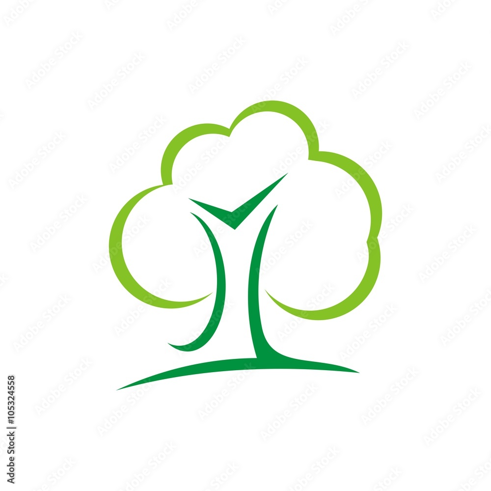 simple tree logo png - Clip Art Library