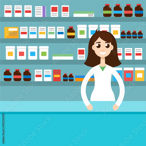female pharmacist