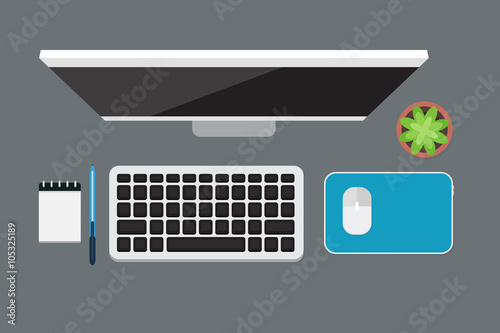 Business Flat lay