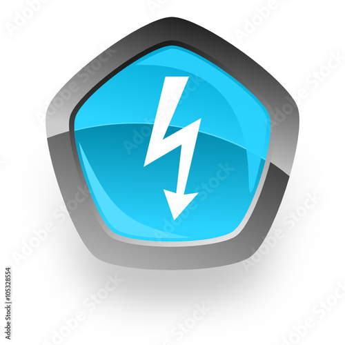 Free Download pentagon blue vector web icon - GFXLoad