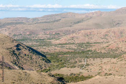 View from the mountain pass on the Kranskop Loop photo