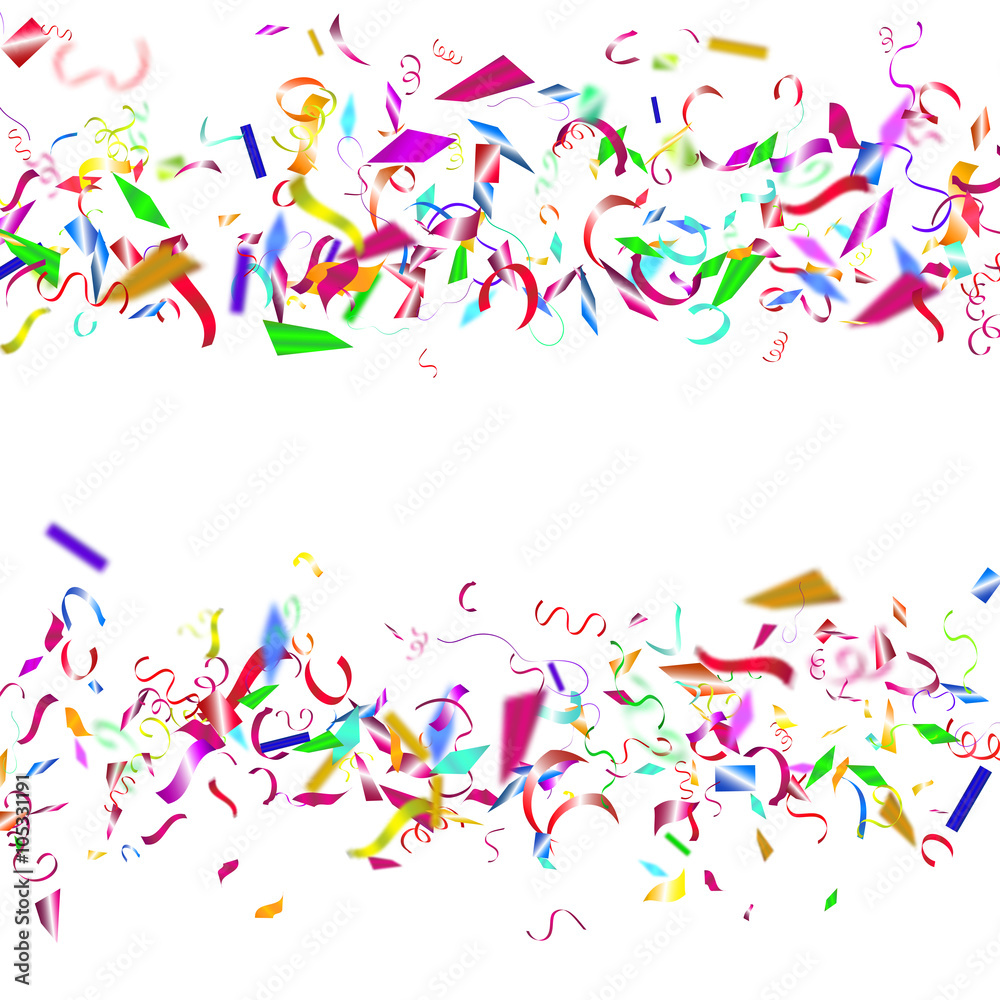 Abstract colorful confetti background. Isolated on the white. Abstract colorful confetti background. Isolated on the white.