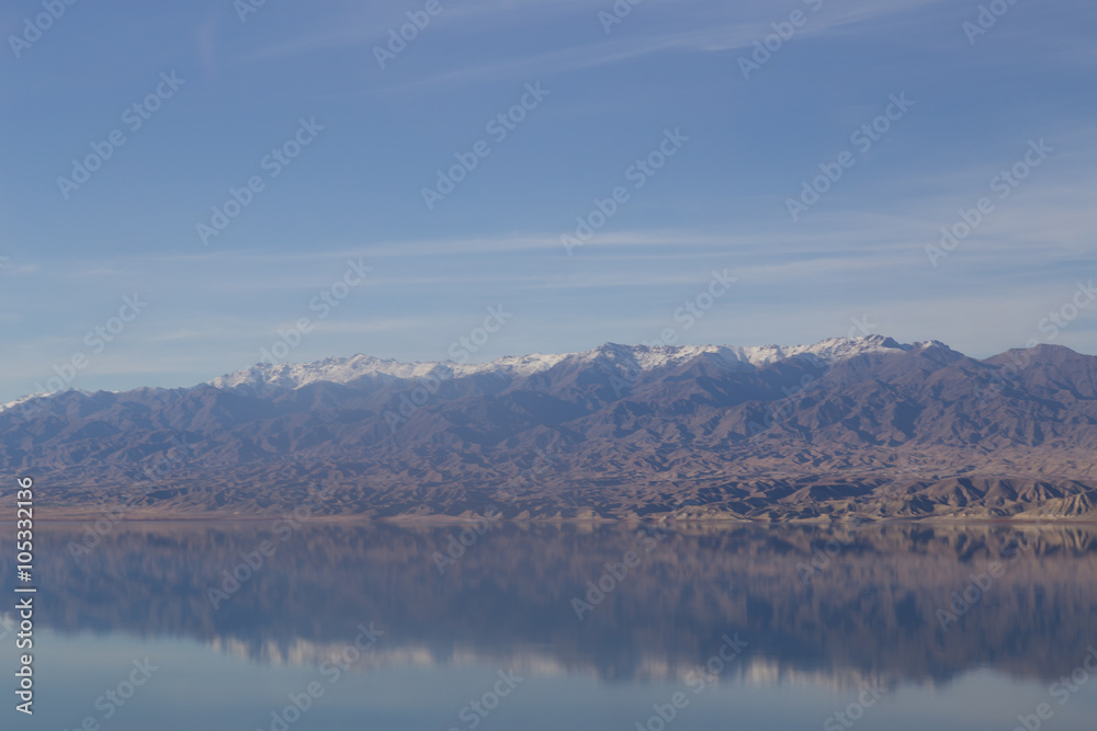 Fototapeta premium Mountain lake in Kyrgyzstan