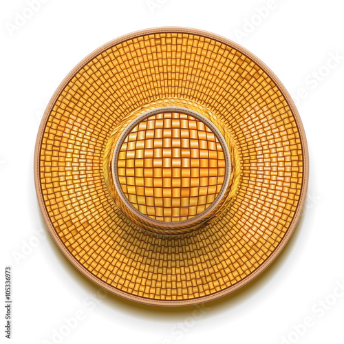 Vector Straw Hat