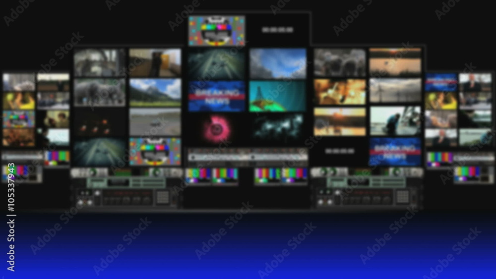 Virtual Broadcast Studio Background Virtual Broadcast Studio Background
