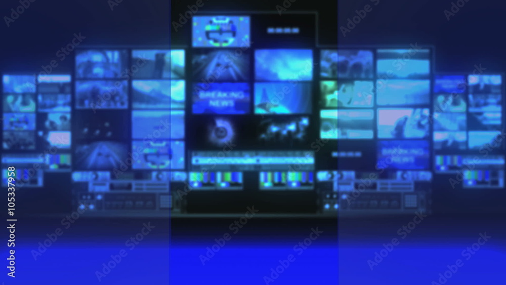 Virtual Broadcast Studio Background Virtual Broadcast Studio Background