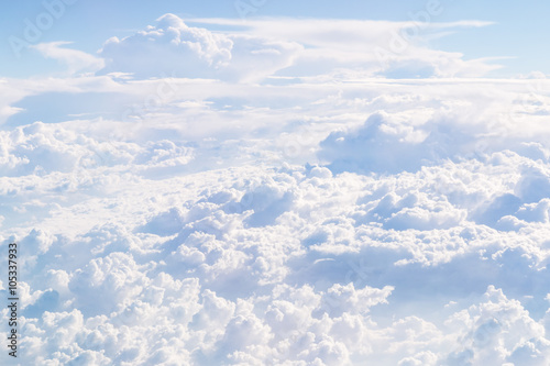 Cloudscape Blue sky and white cloud © icedea