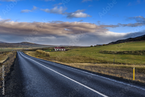 Icelandic landscape.