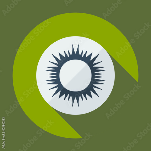 Flat modern design with shadow icon optics