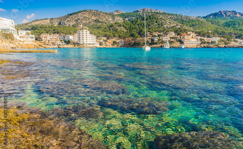 Beautiful Mediterranean bay of Sant Elm Majorca Spain