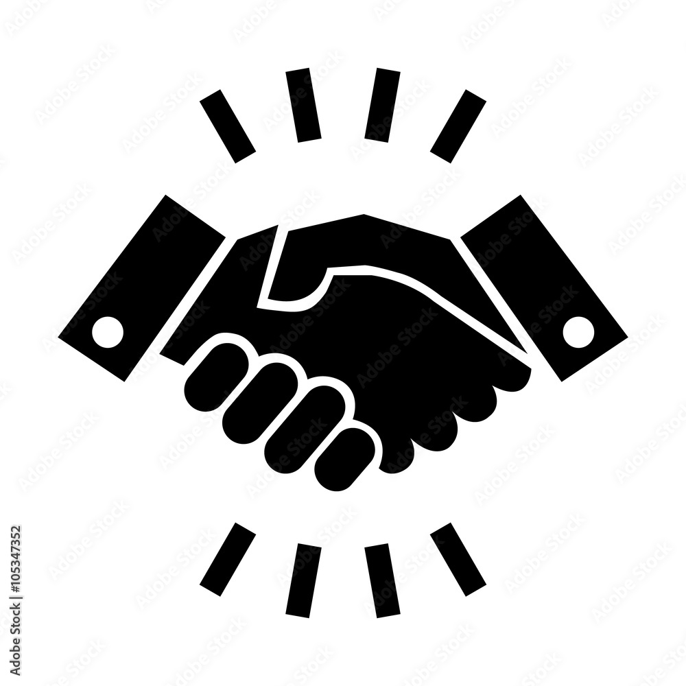 Obraz premium handshake icon