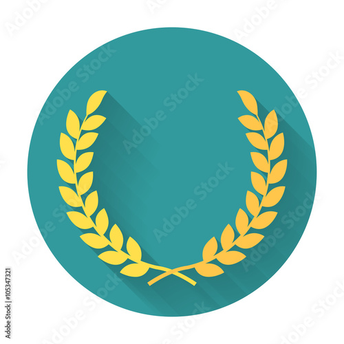 Laurel Wreath flat icon