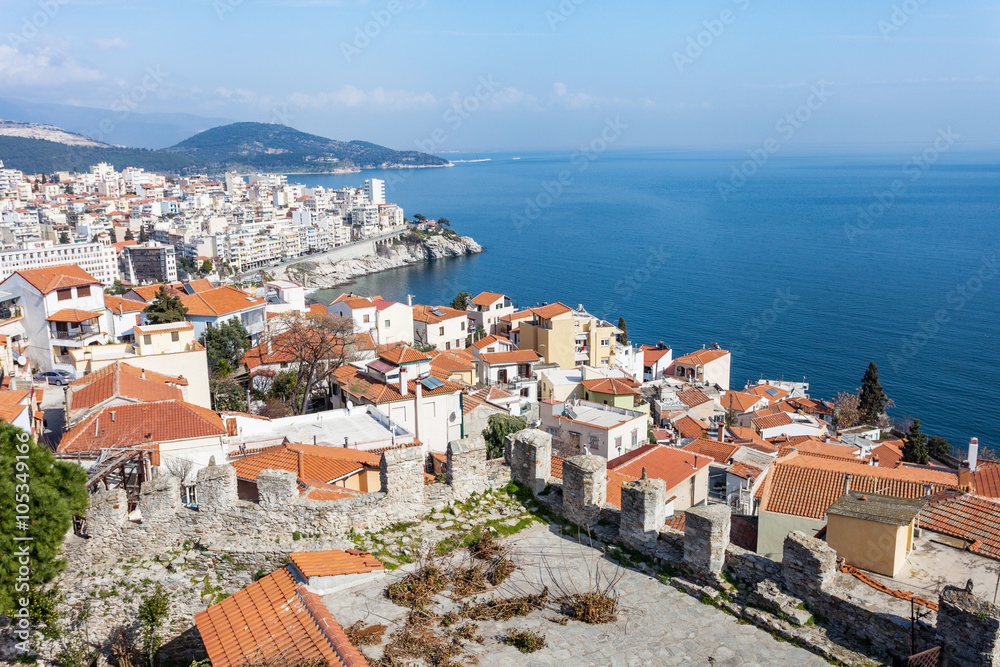City of Kavala in Greece (summer resort place )