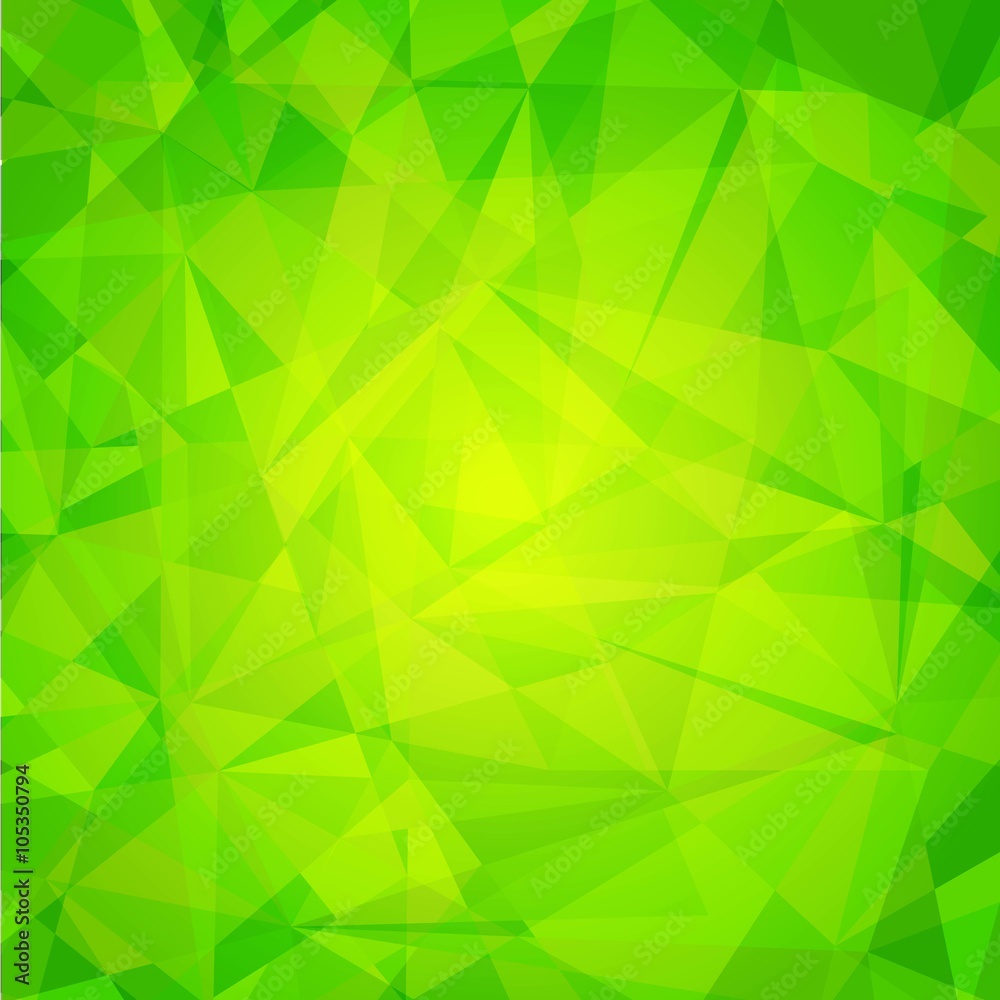 Fototapeta premium abstract geometrics art in green
