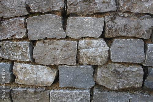 Mauer, Stones, Wall, Gartenmauer mit Natursteinen, Wall in the garden with natural stones
