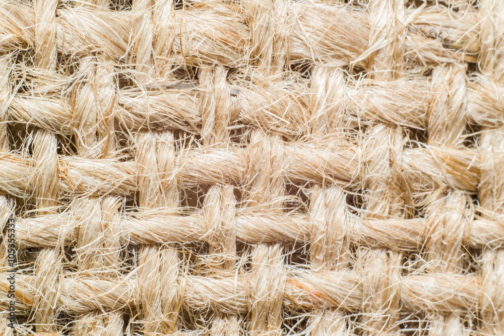 Macro jute sack texture, useful as fabric background Macro jute sack texture, useful as fabric background