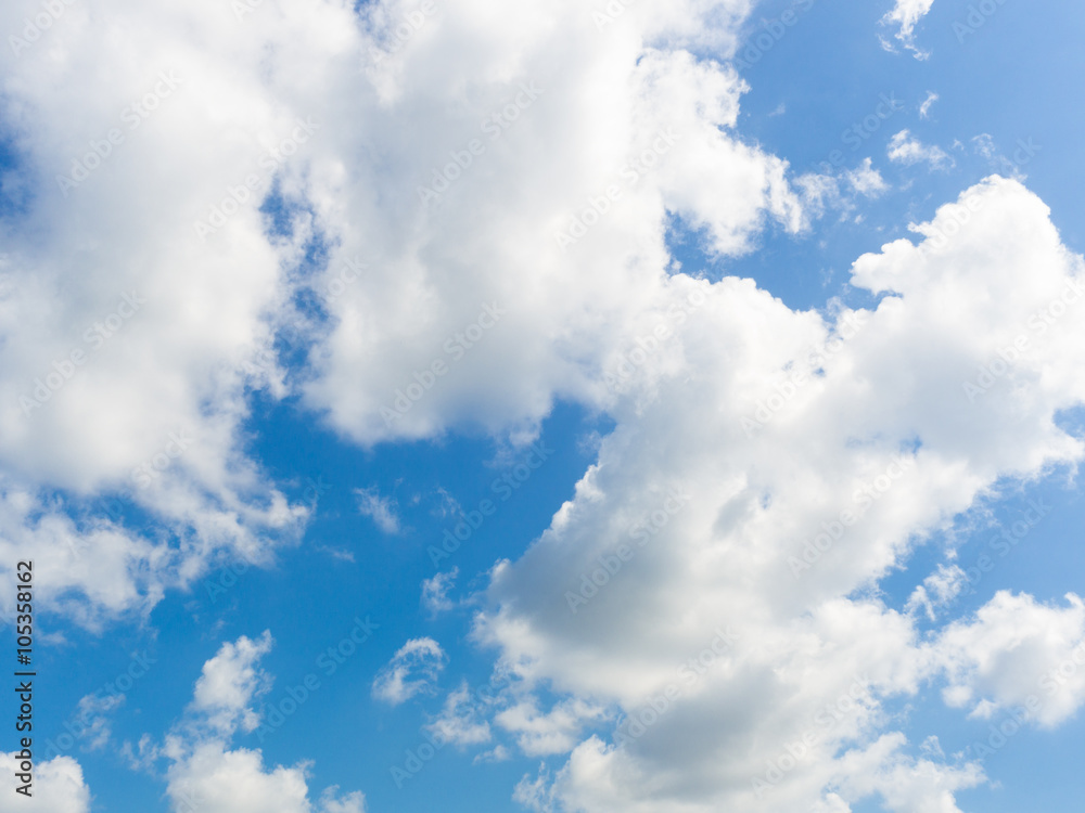 Obraz premium Sky with clouds,blue skies, white clouds