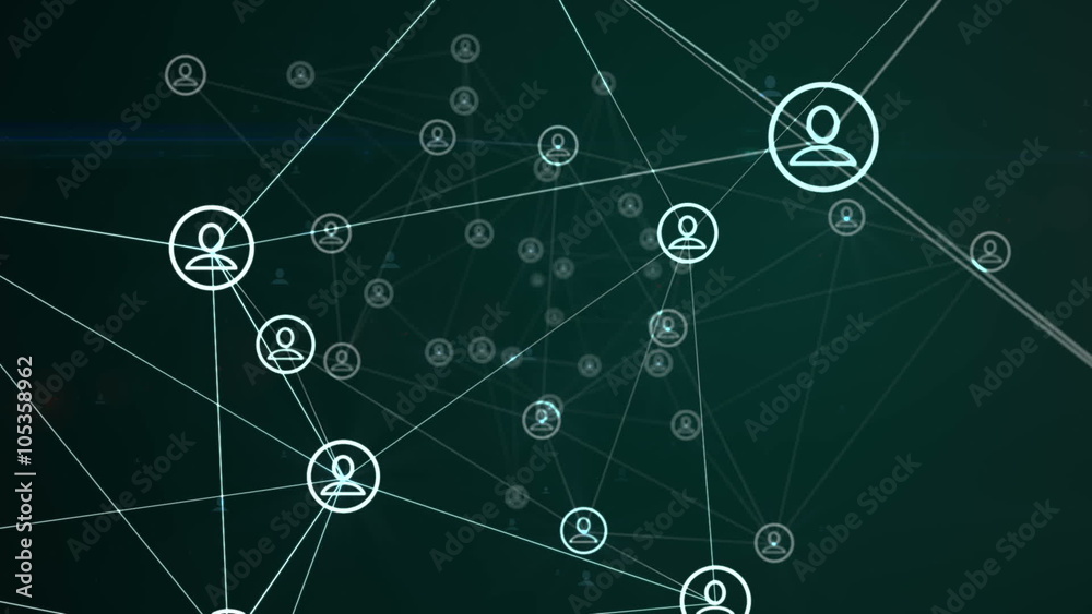 Social Networking Animation Green Social Networking Animation Green