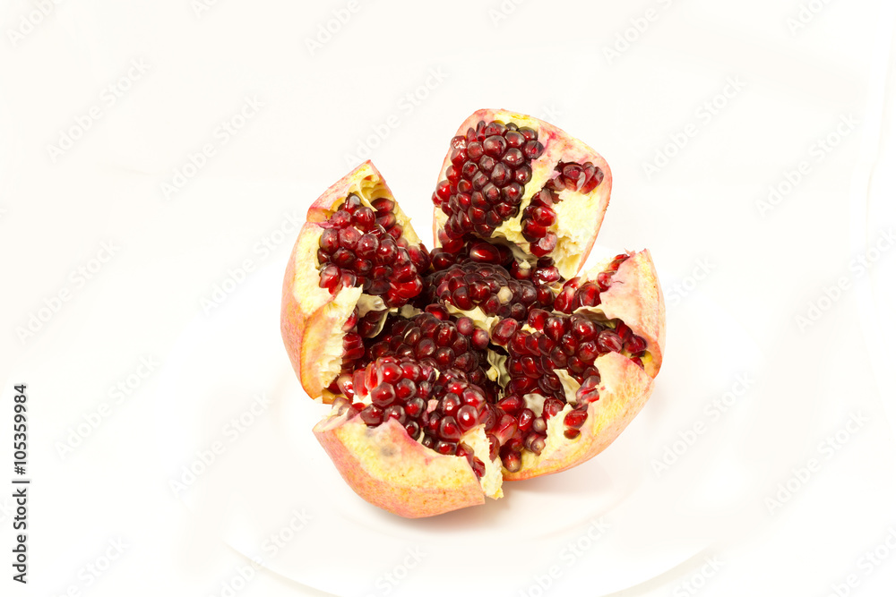 pomegranate seeds isolated on white background
pomegranate seeds isolated on white background