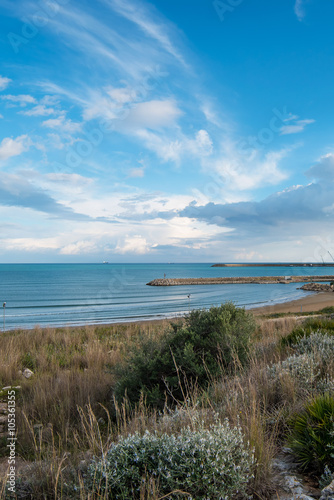 paesaggio di mare sulla costa Ragusana in Sicilia