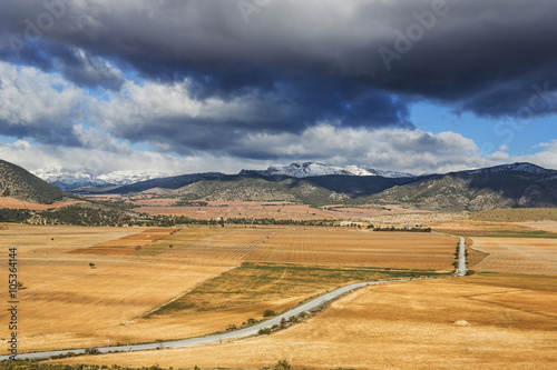 Agricultural fields. Huéscar, Granada, Andalucía, Spain.