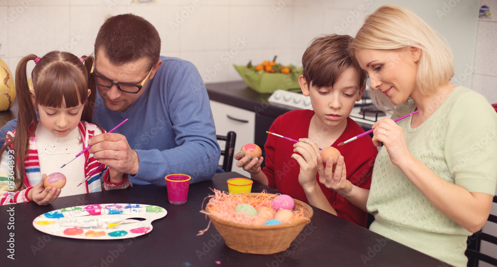 Easter, family concept