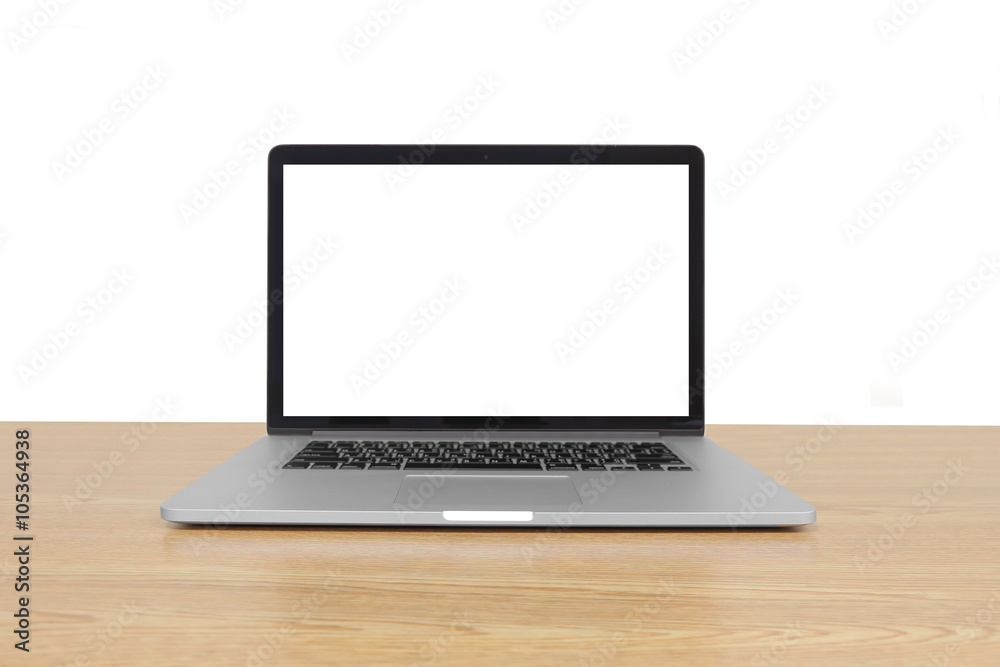 isolated laptop with blank space on white background isolated laptop with blank space on white background