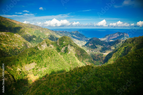 aerial view from the levada Balcoes
