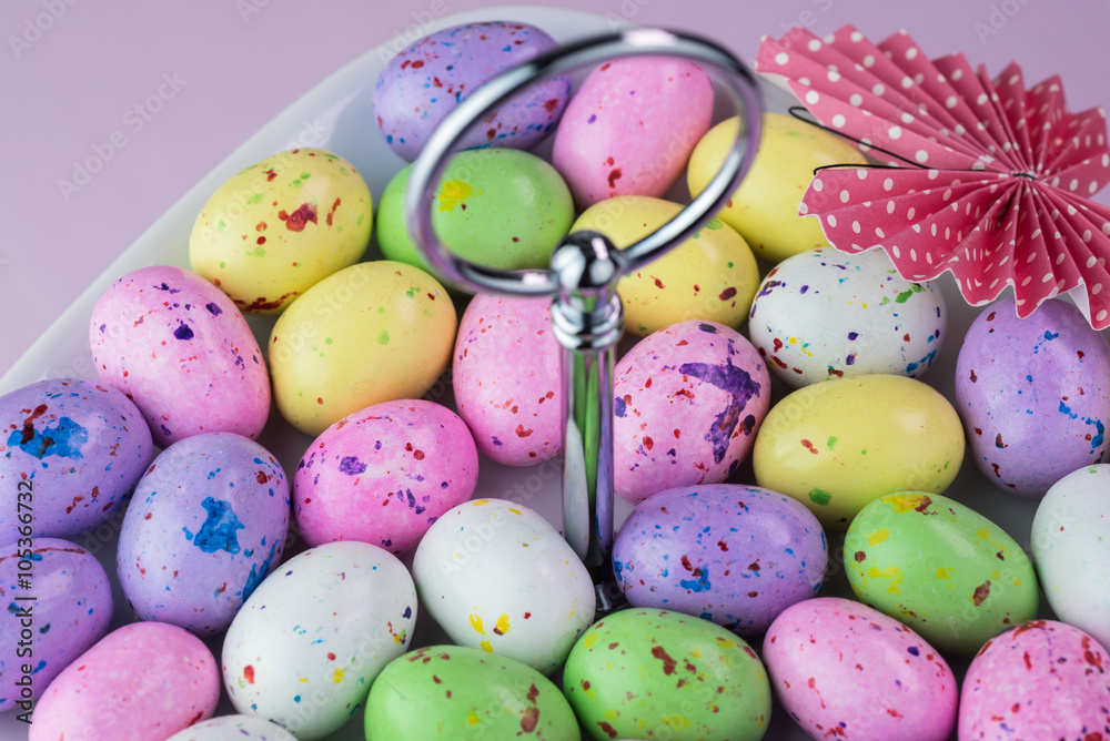 Chocolate easter candy eggs. Chocolate easter candy eggs.
