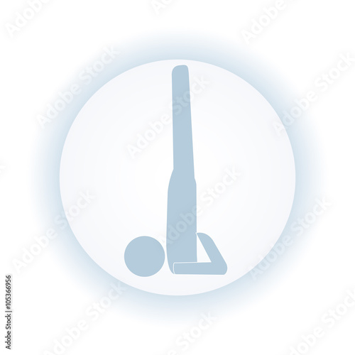 yoga stick man