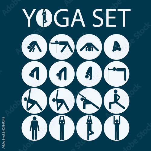 yoga stick man
