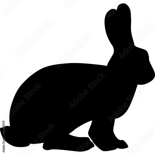 rabbit silhouette