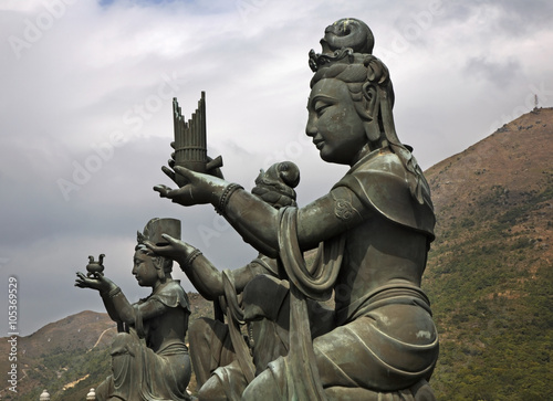 Po Lin Monastery. Lantau Island. Hong Kong. China