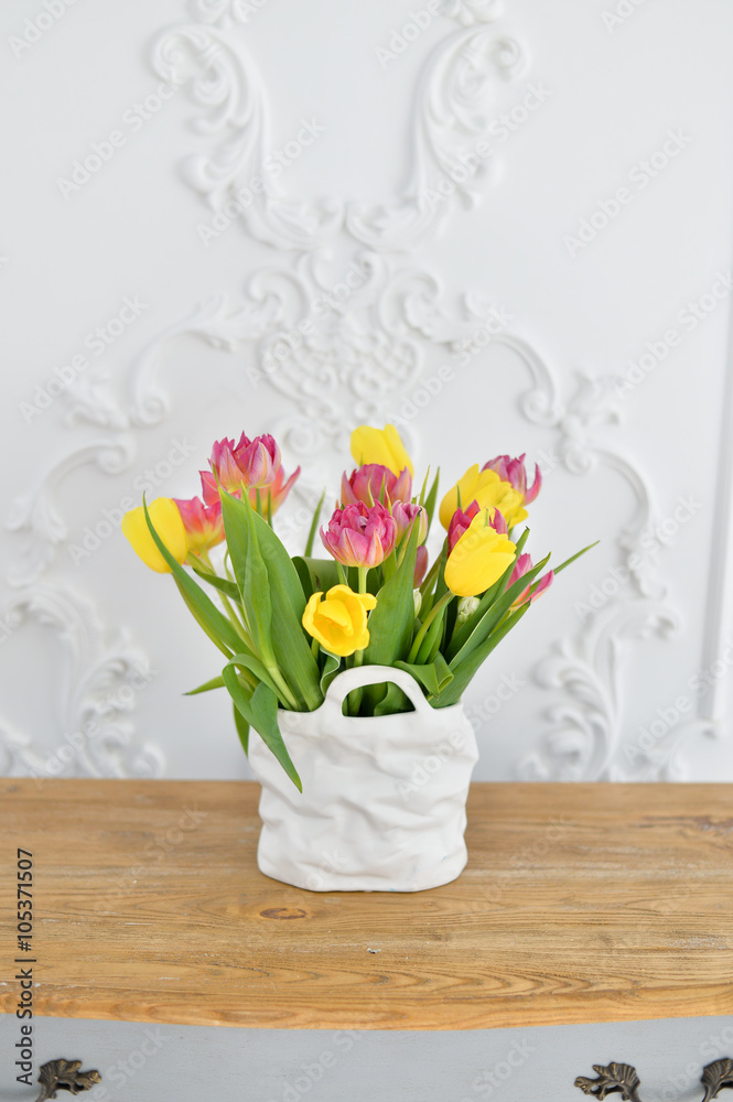 Tulips in vase