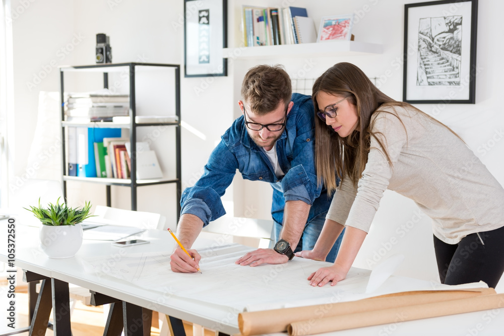 Obraz premium Working on a new project