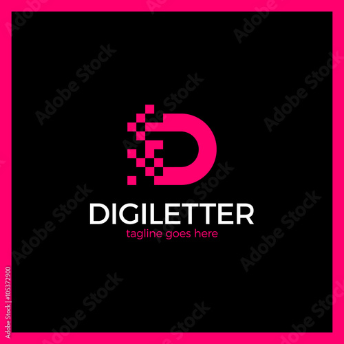 Business corporate letter D logo