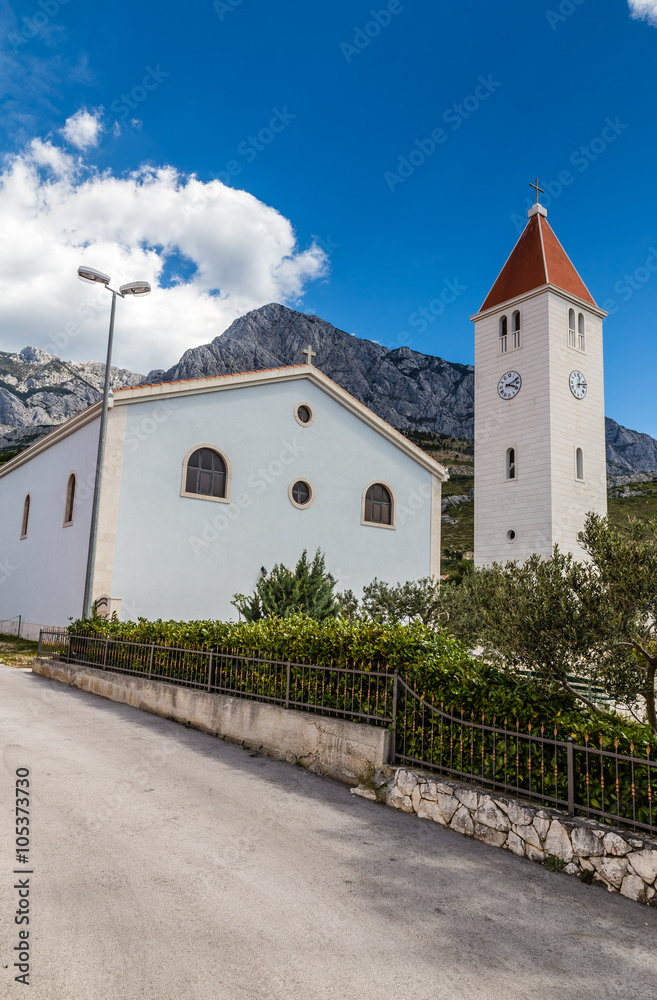 Church Of All Saints - Promajna, Makarska, Croatia Church Of All Saints - Promajna, Makarska, Croatia