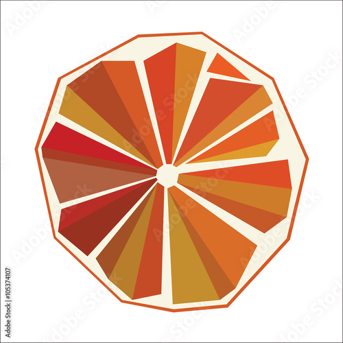 orange vector design